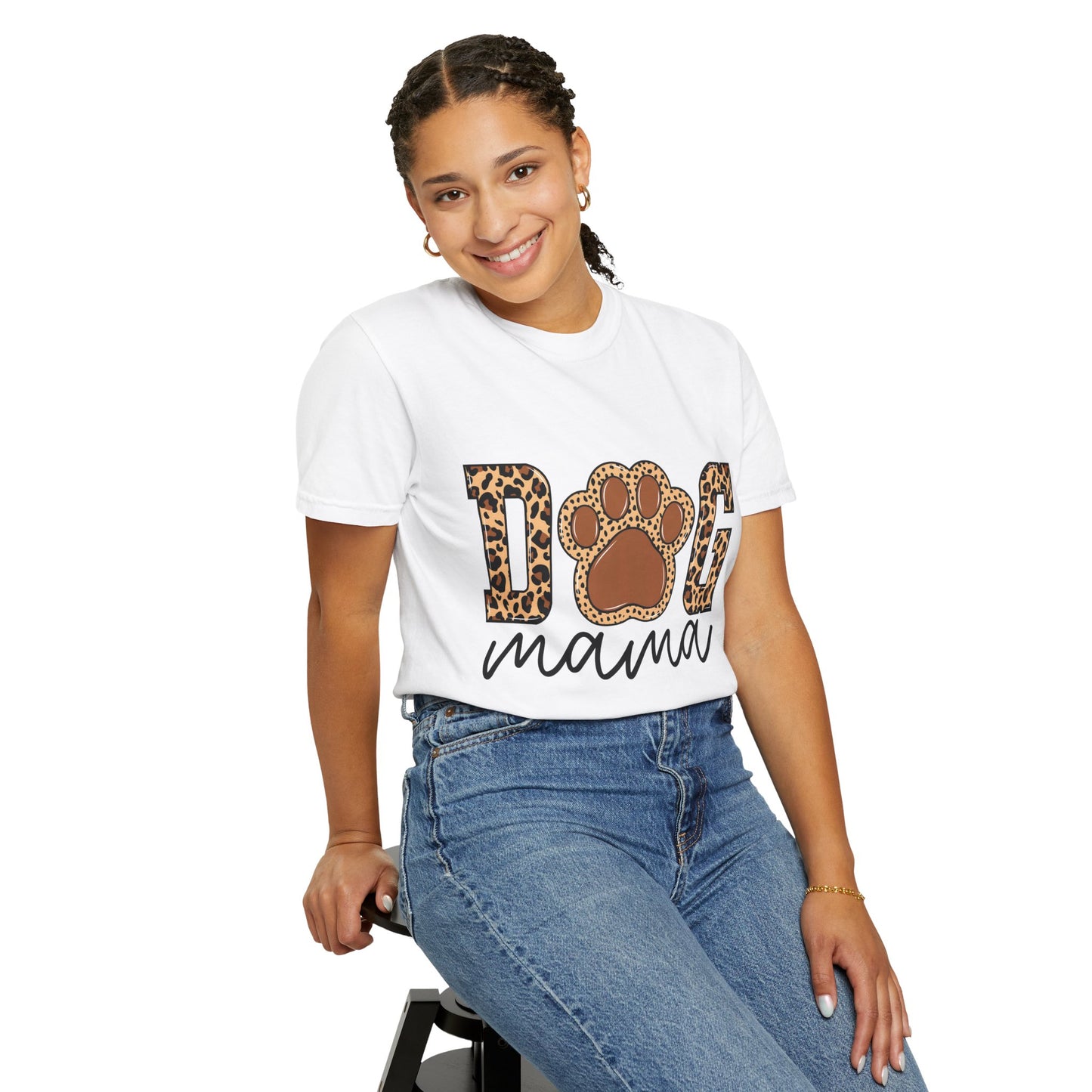 Dog Mama Unisex Garment-Dyed T-Shirt β Perfect Gift for Dog Lovers