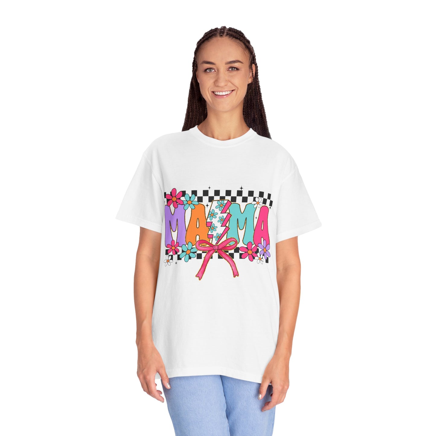 Colorful Mama T-Shirt | Vibrant Unisex Garment-Dyed Tee for Moms