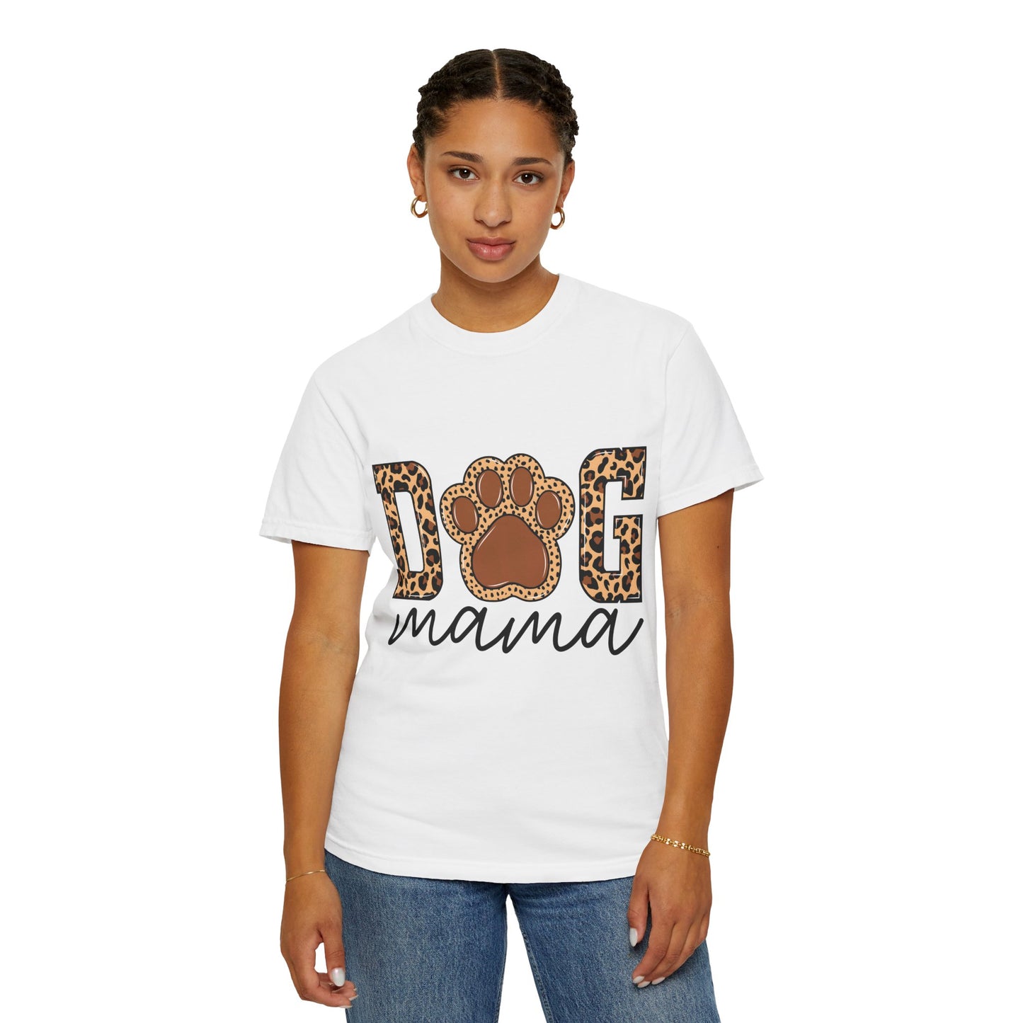 Dog Mama Unisex Garment-Dyed T-Shirt β Perfect Gift for Dog Lovers