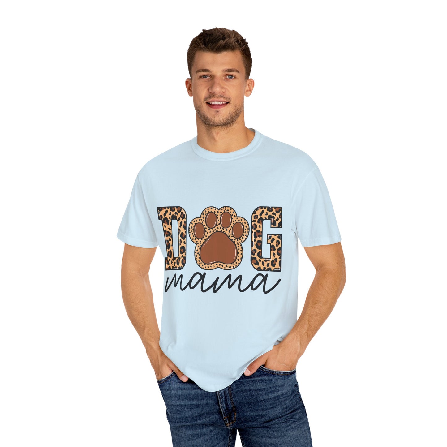 Dog Mama Unisex Garment-Dyed T-Shirt β Perfect Gift for Dog Lovers