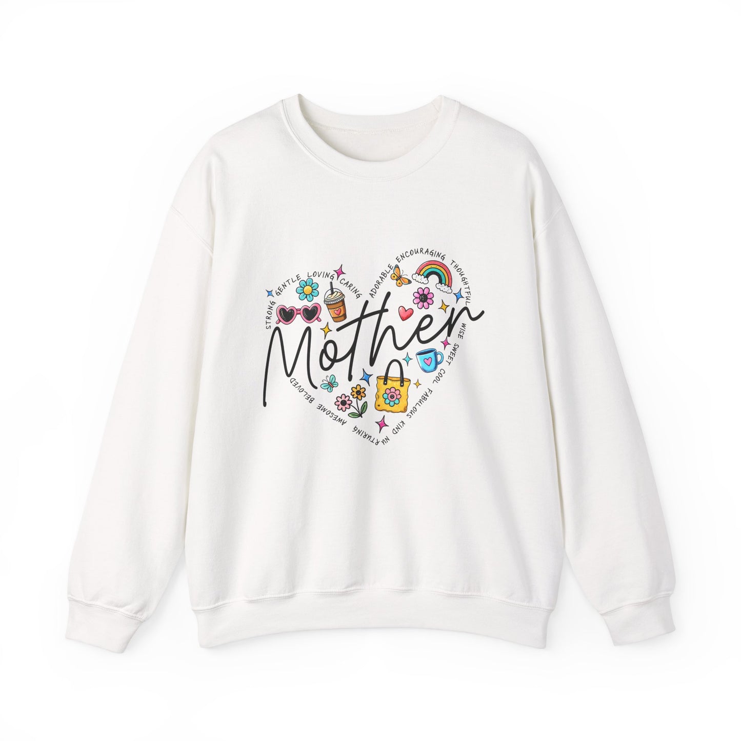 Mother Heart Sweatshirt - Unisex Heavy Blend⢠Crewneck for Mother's Day
