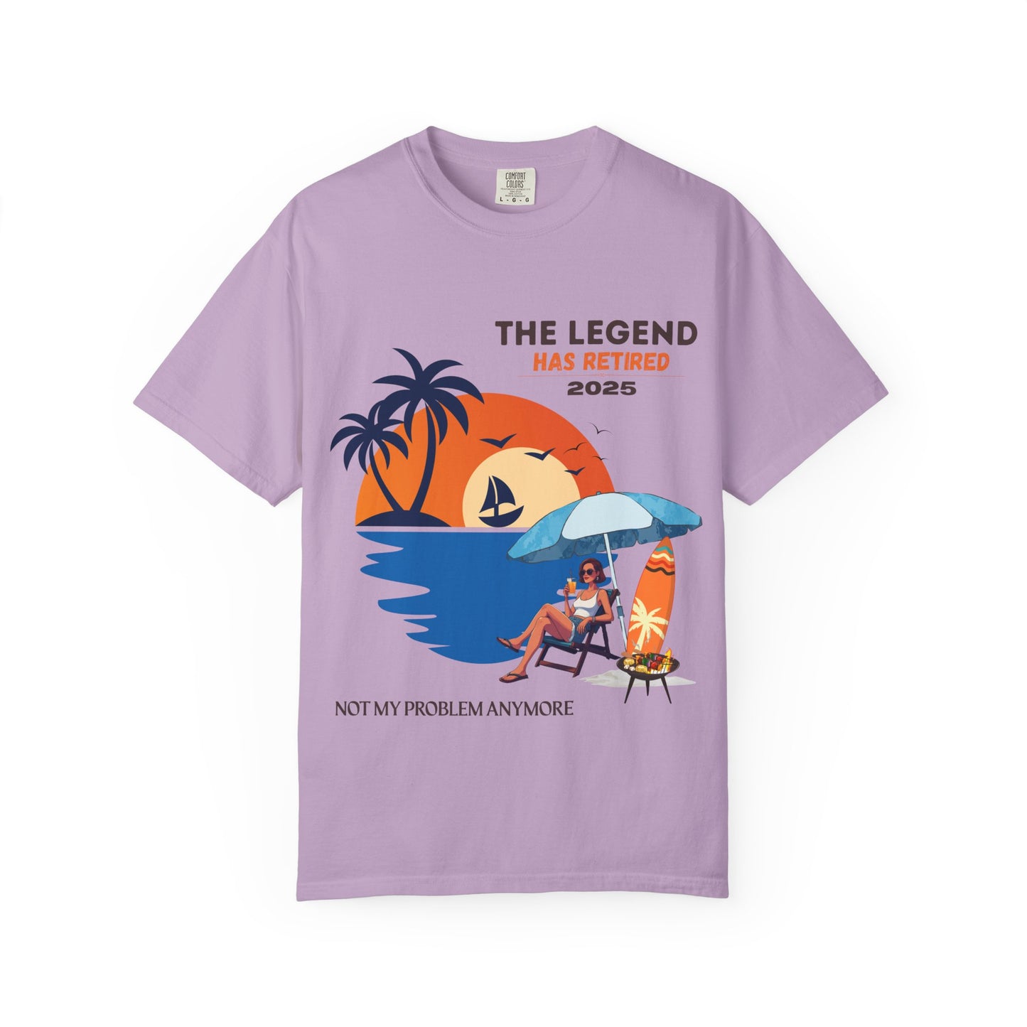 Retirement Legend Unisex T-Shirt - Fun Vacation Vibe, Perfect Gift for Retirees