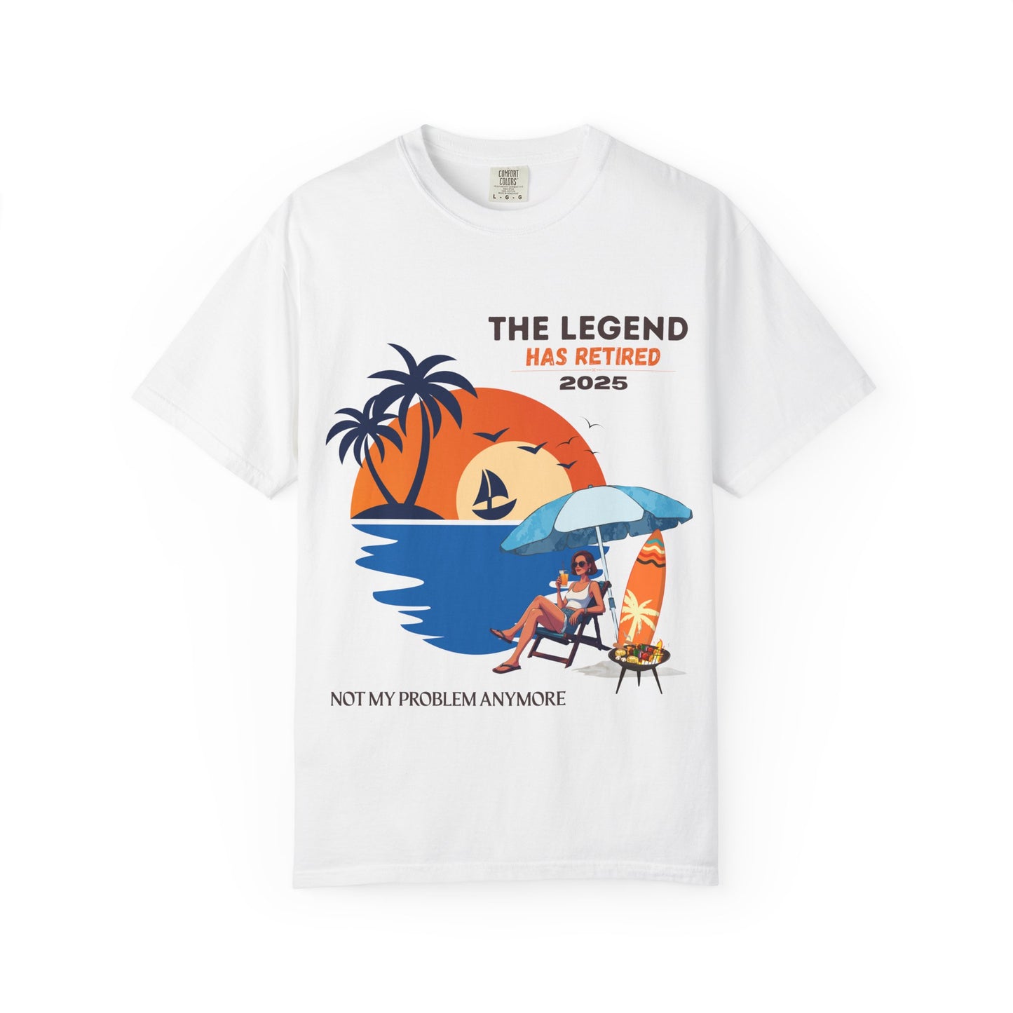 Retirement Legend Unisex T-Shirt - Fun Vacation Vibe, Perfect Gift for Retirees