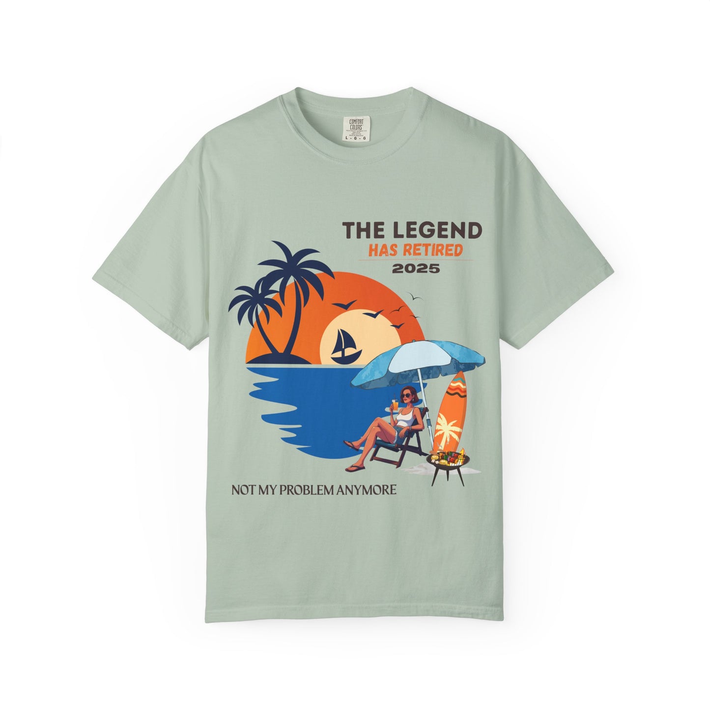 Retirement Legend Unisex T-Shirt - Fun Vacation Vibe, Perfect Gift for Retirees
