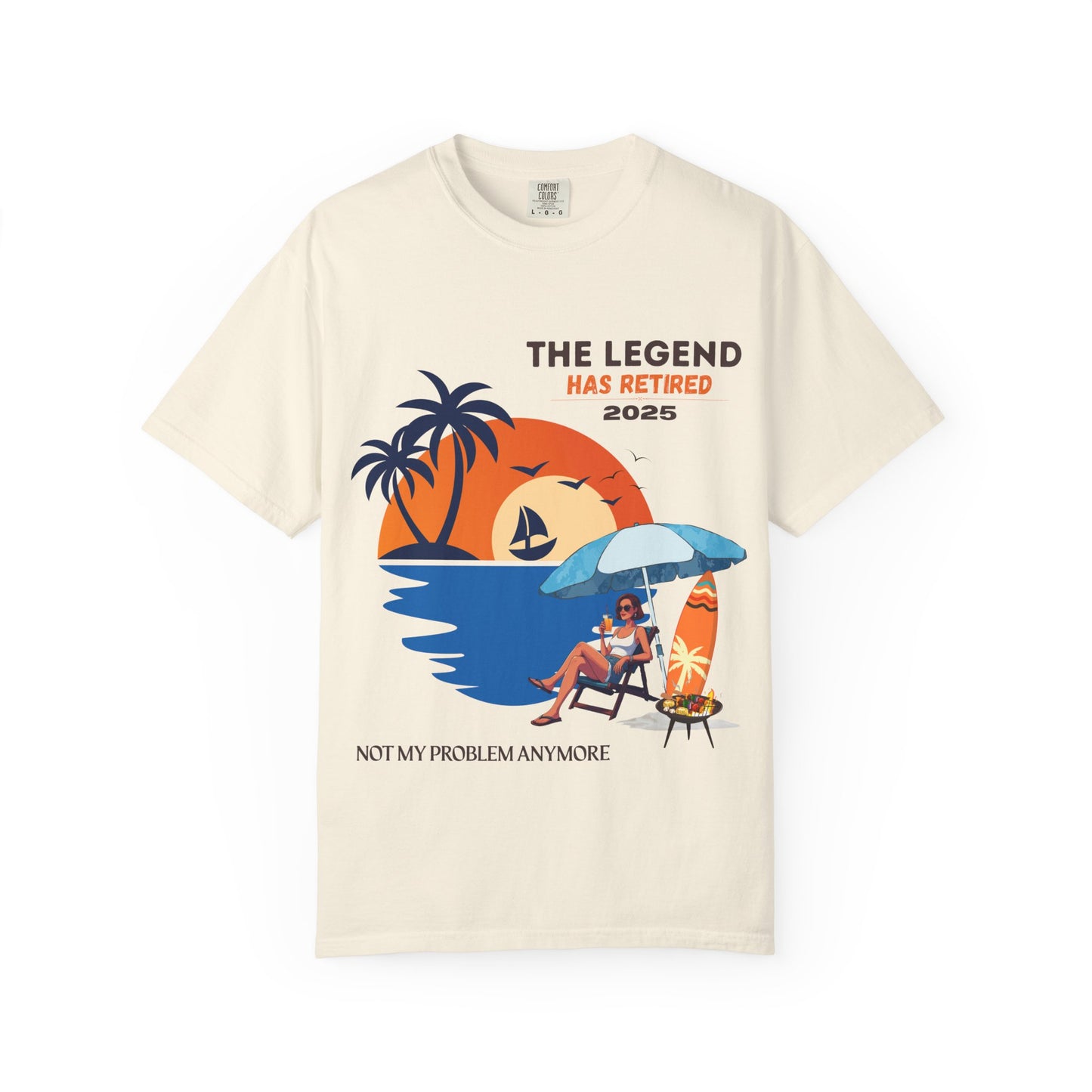 Retirement Legend Unisex T-Shirt - Fun Vacation Vibe, Perfect Gift for Retirees