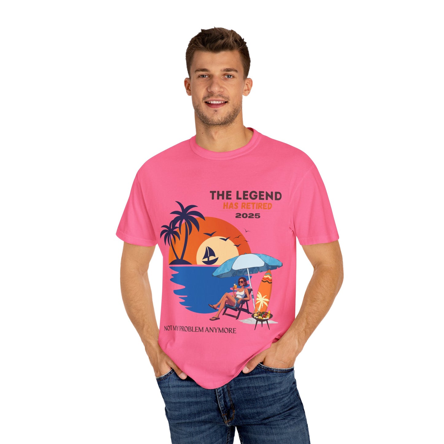 Retirement Legend Unisex T-Shirt - Fun Vacation Vibe, Perfect Gift for Retirees