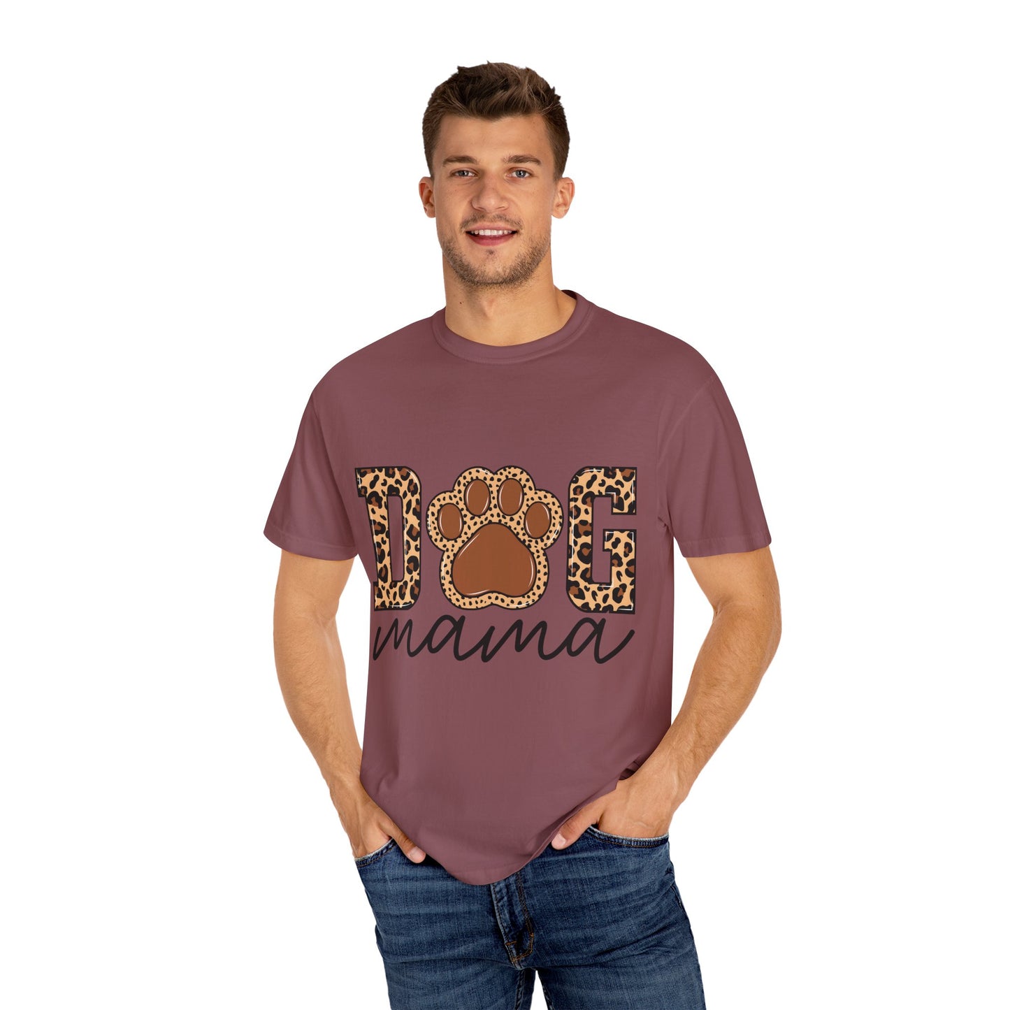 Dog Mama Unisex Garment-Dyed T-Shirt β Perfect Gift for Dog Lovers