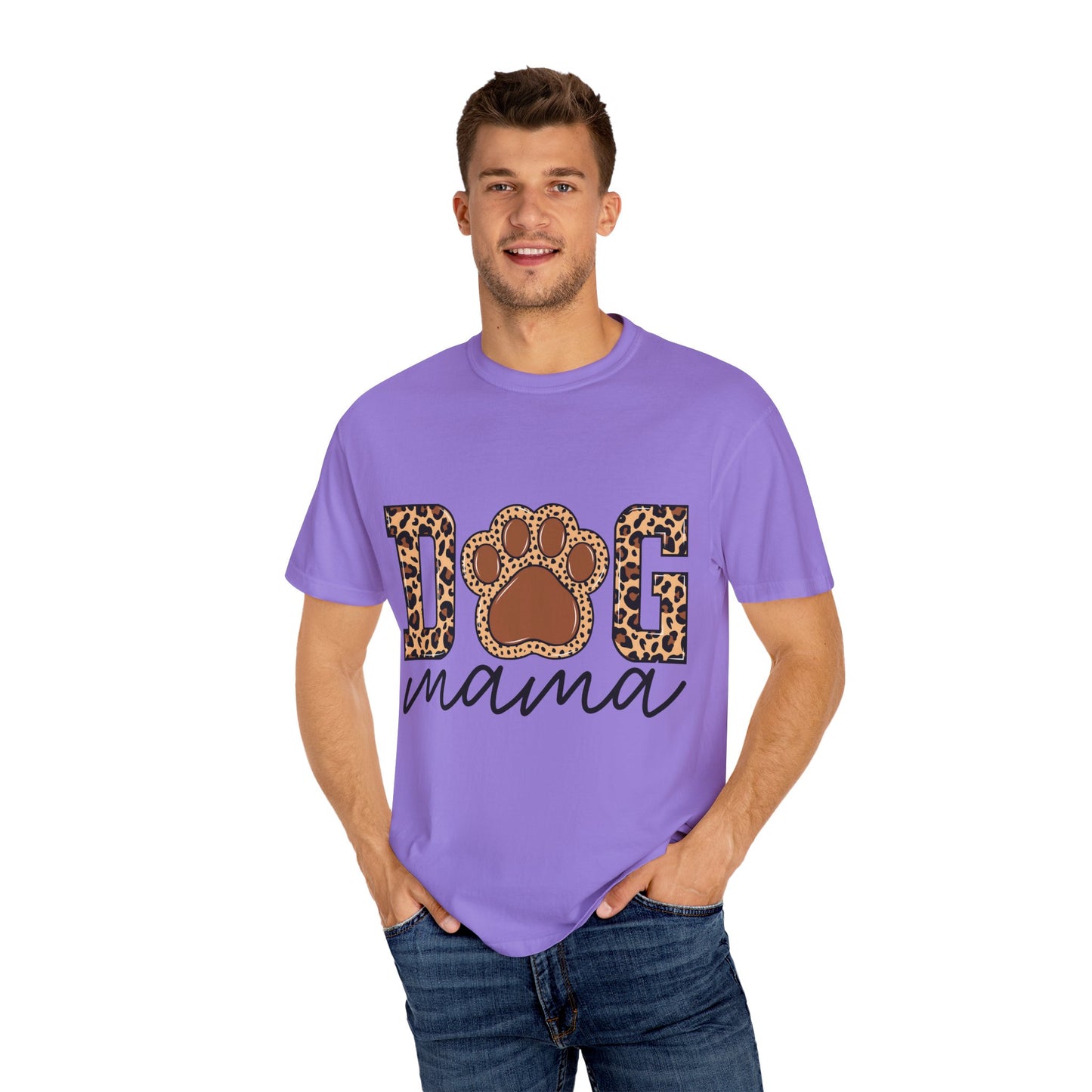 Dog Mama Unisex Garment-Dyed T-Shirt β Perfect Gift for Dog Lovers