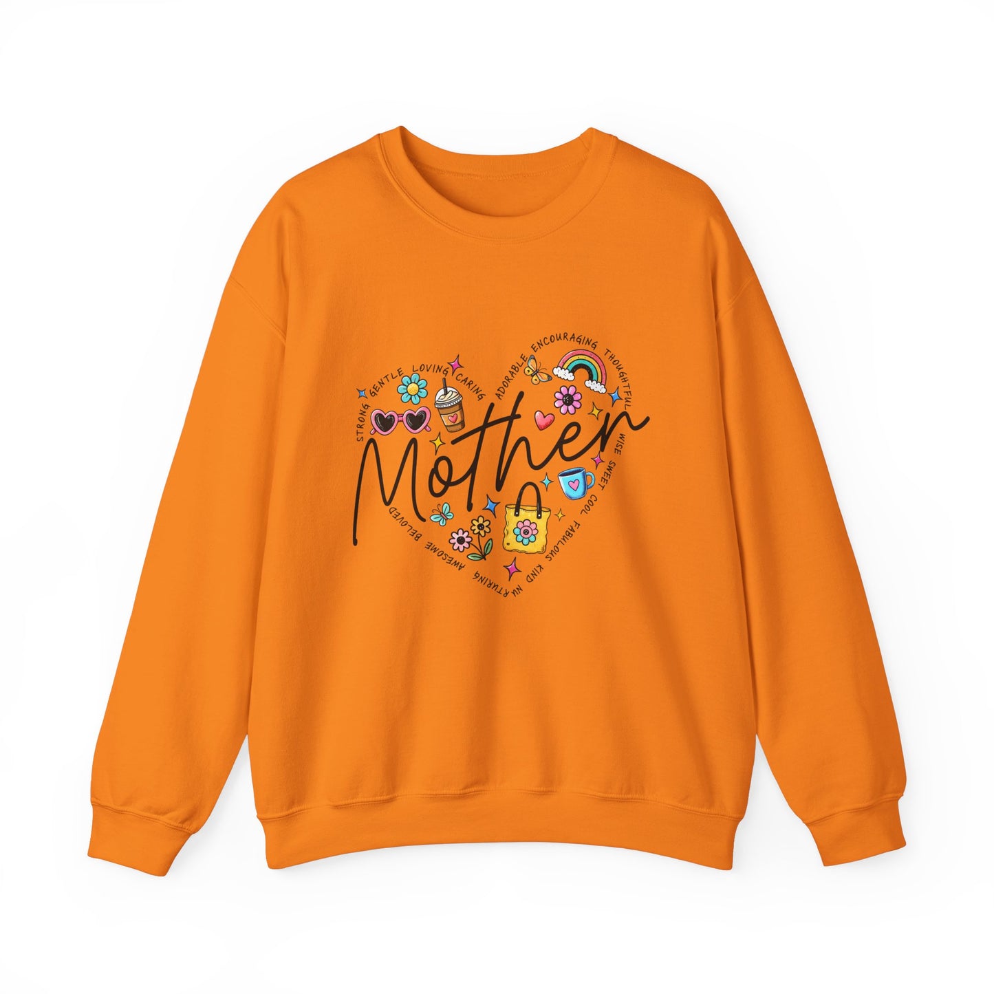 Mother Heart Sweatshirt - Unisex Heavy Blend⢠Crewneck for Mother's Day