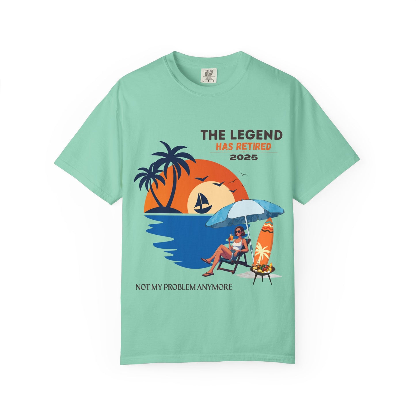 Retirement Legend Unisex T-Shirt - Fun Vacation Vibe, Perfect Gift for Retirees