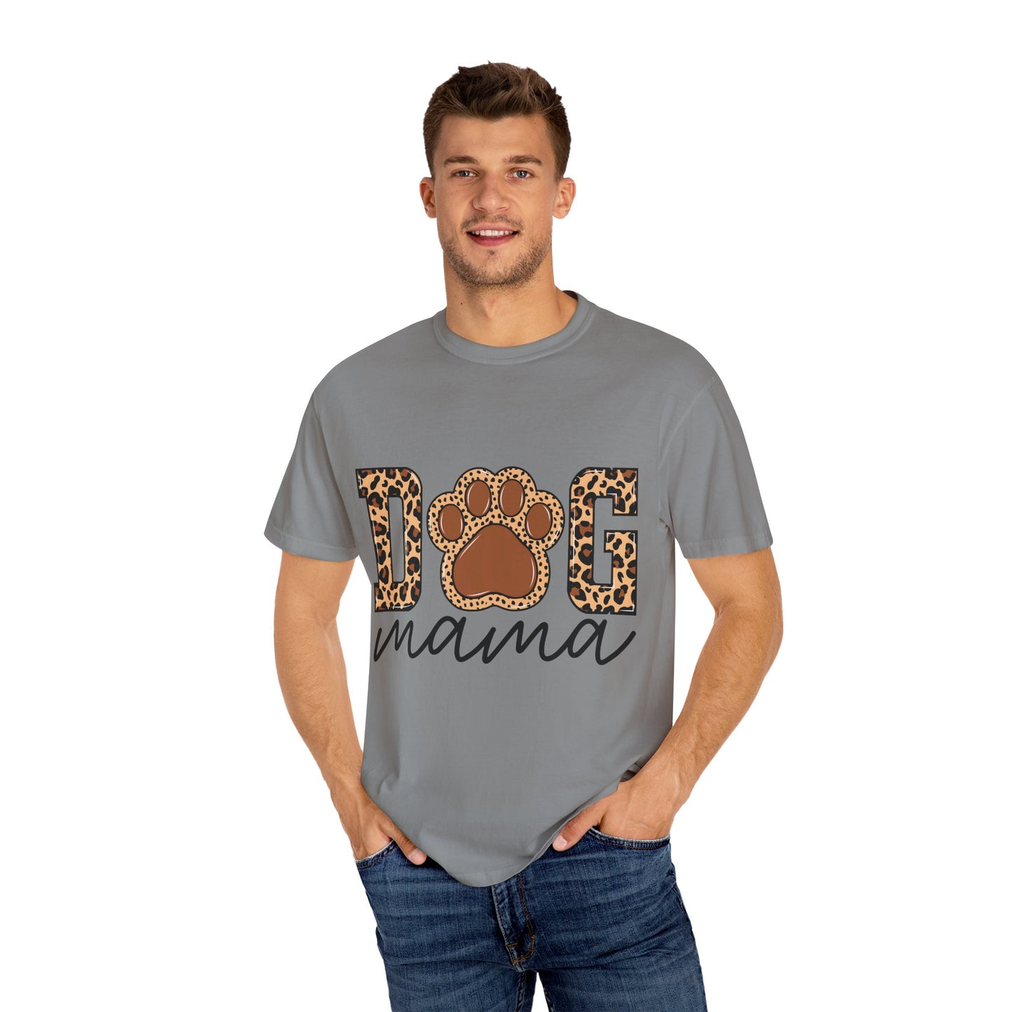 Dog Mama Unisex Garment-Dyed T-Shirt β Perfect Gift for Dog Lovers