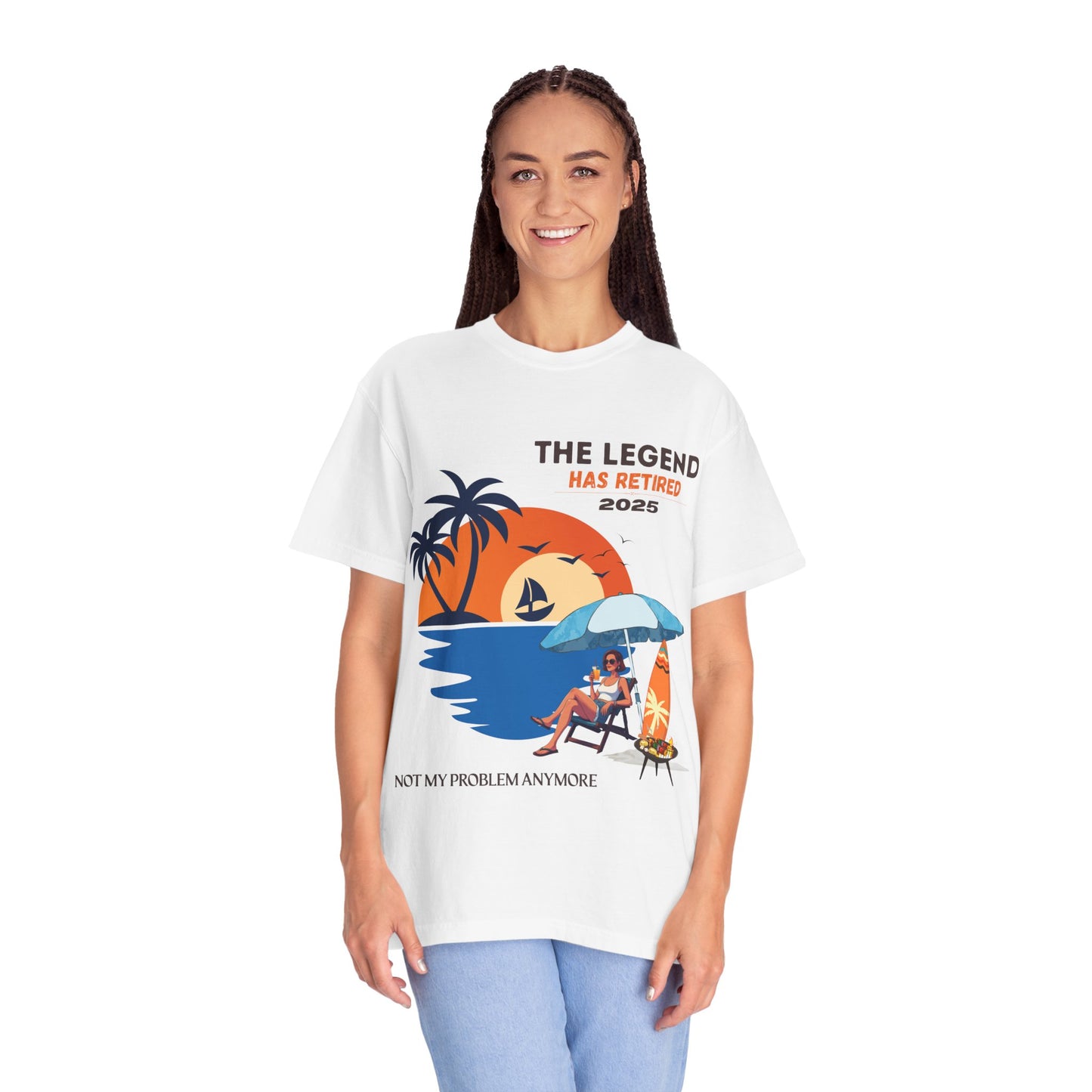 Retirement Legend Unisex T-Shirt - Fun Vacation Vibe, Perfect Gift for Retirees