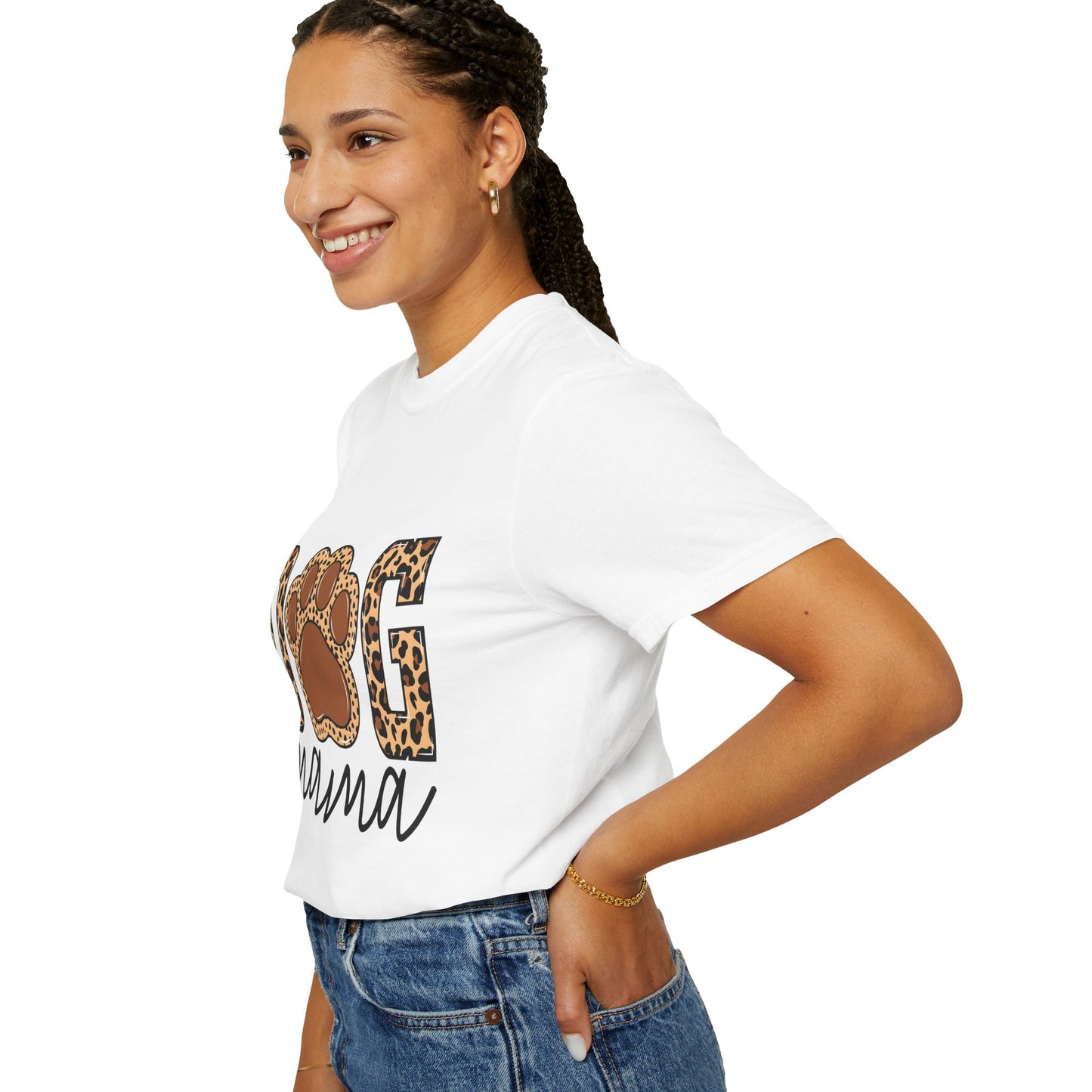 Dog Mama Unisex Garment-Dyed T-Shirt β Perfect Gift for Dog Lovers