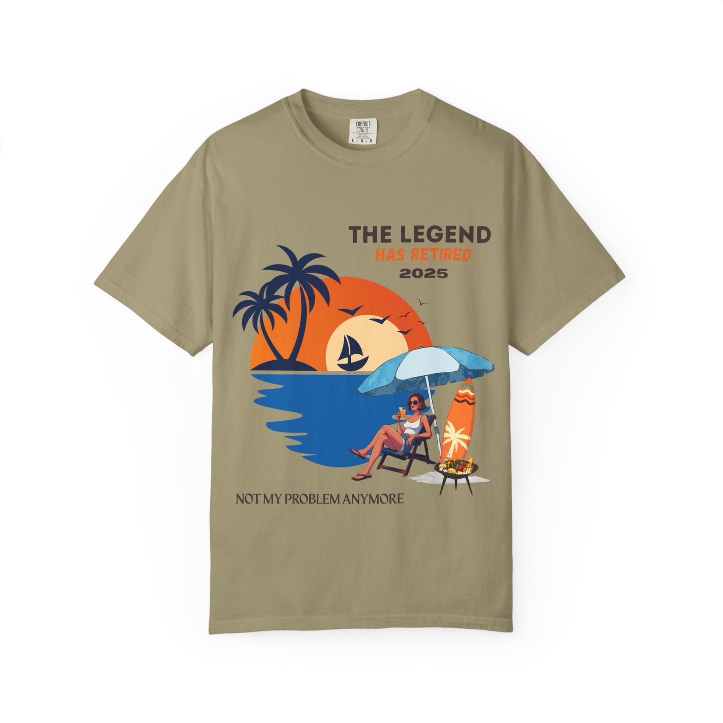 Retirement Legend Unisex T-Shirt - Fun Vacation Vibe, Perfect Gift for Retirees