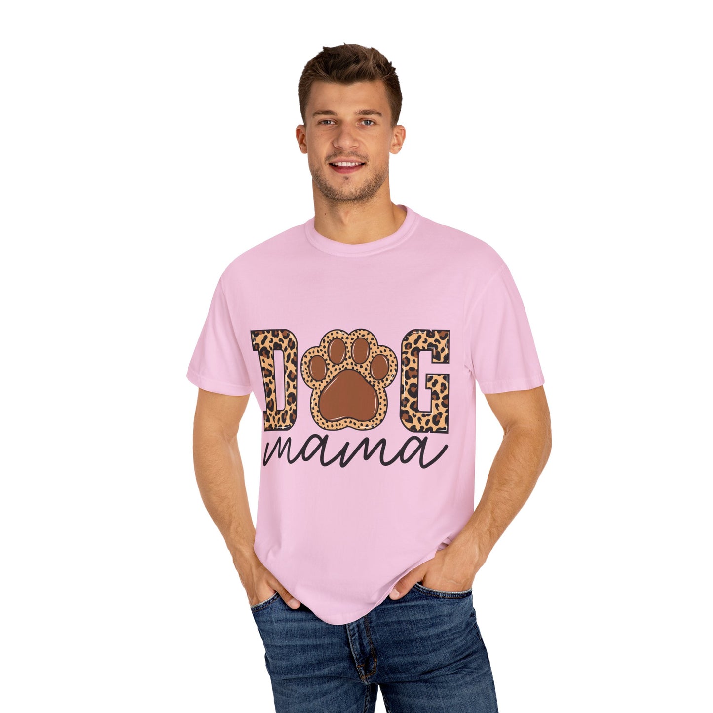 Dog Mama Unisex Garment-Dyed T-Shirt β Perfect Gift for Dog Lovers