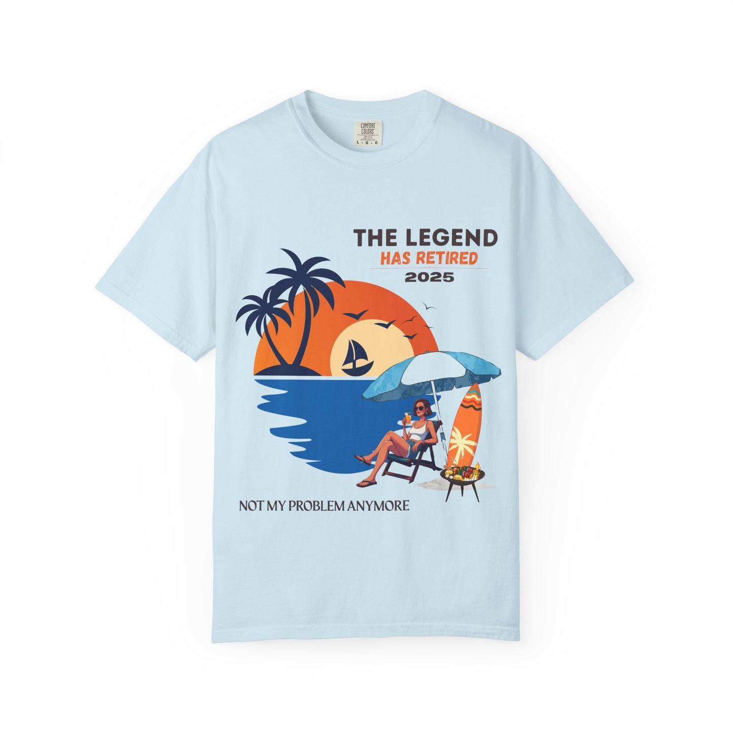 Retirement Legend Unisex T-Shirt - Fun Vacation Vibe, Perfect Gift for Retirees