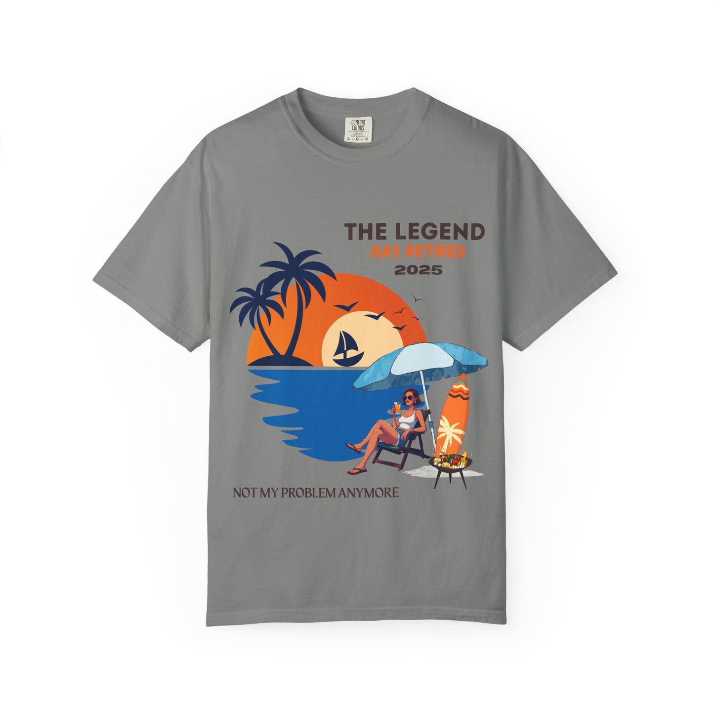 Retirement Legend Unisex T-Shirt - Fun Vacation Vibe, Perfect Gift for Retirees