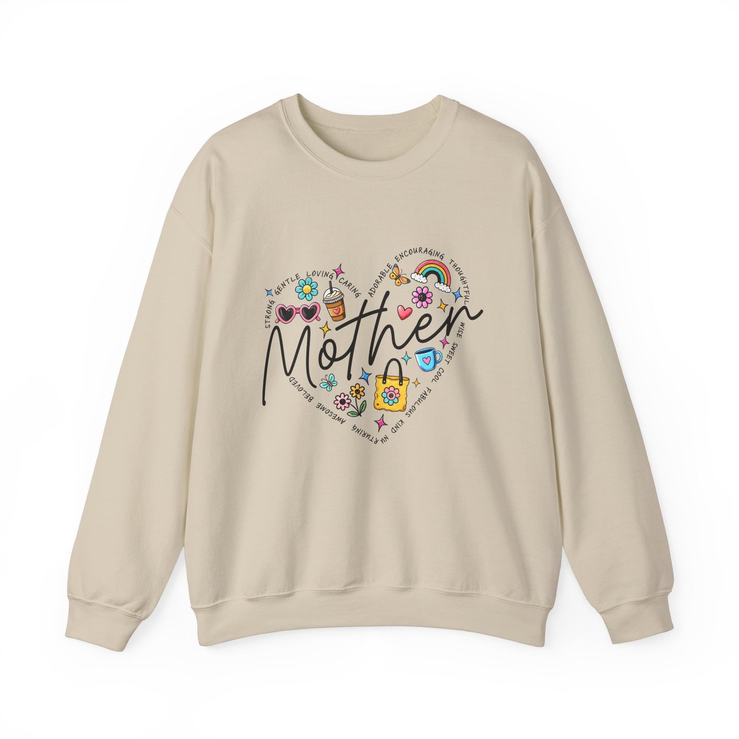 Mother Heart Sweatshirt - Unisex Heavy Blend⢠Crewneck for Mother's Day