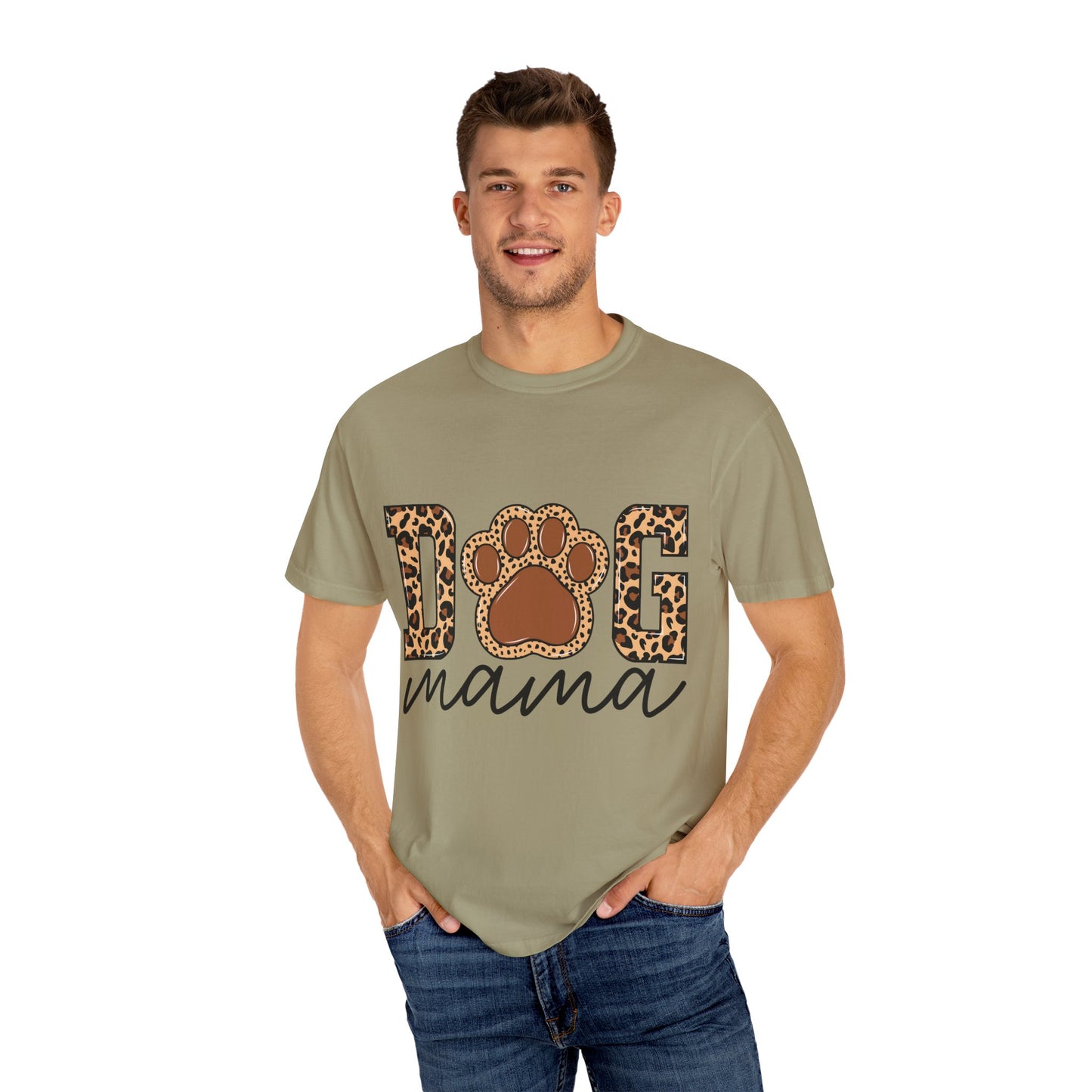 Dog Mama Unisex Garment-Dyed T-Shirt β Perfect Gift for Dog Lovers