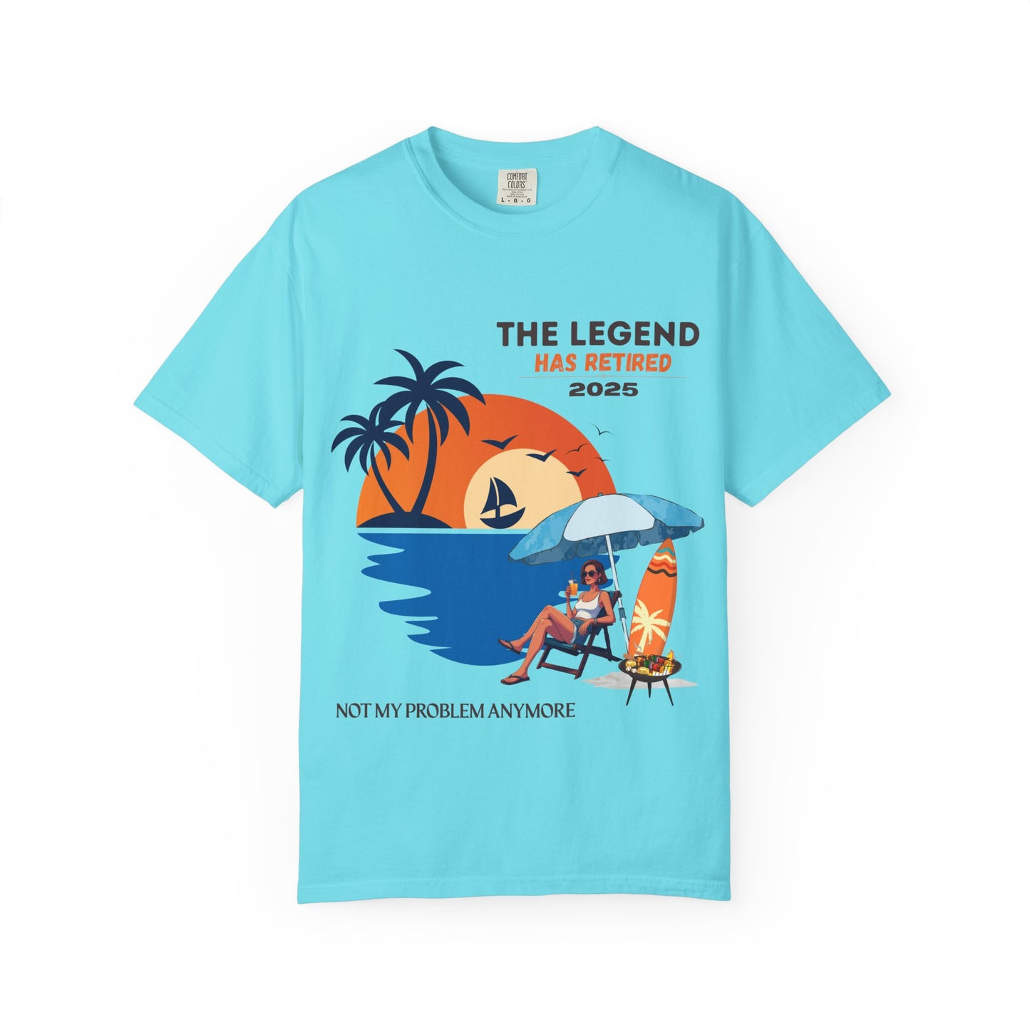 Retirement Legend Unisex T-Shirt - Fun Vacation Vibe, Perfect Gift for Retirees