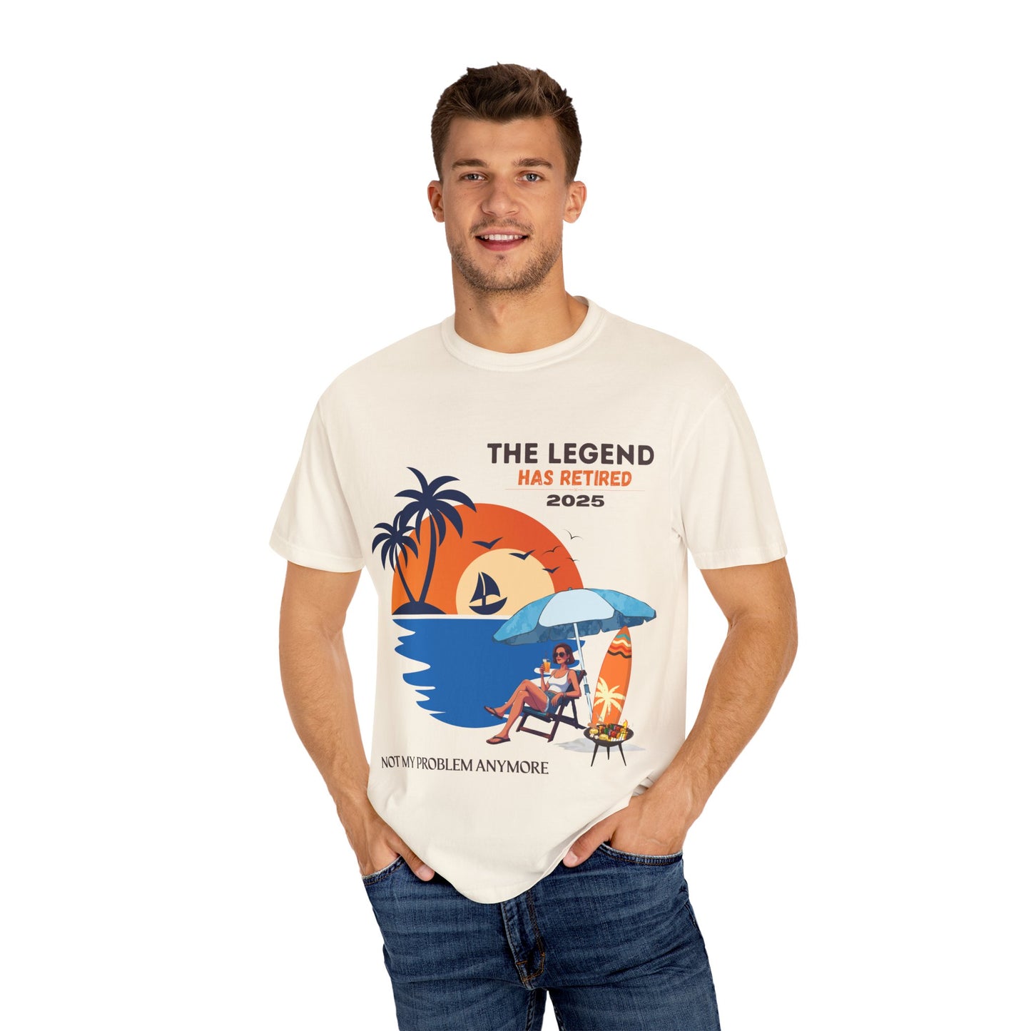 Retirement Legend Unisex T-Shirt - Fun Vacation Vibe, Perfect Gift for Retirees