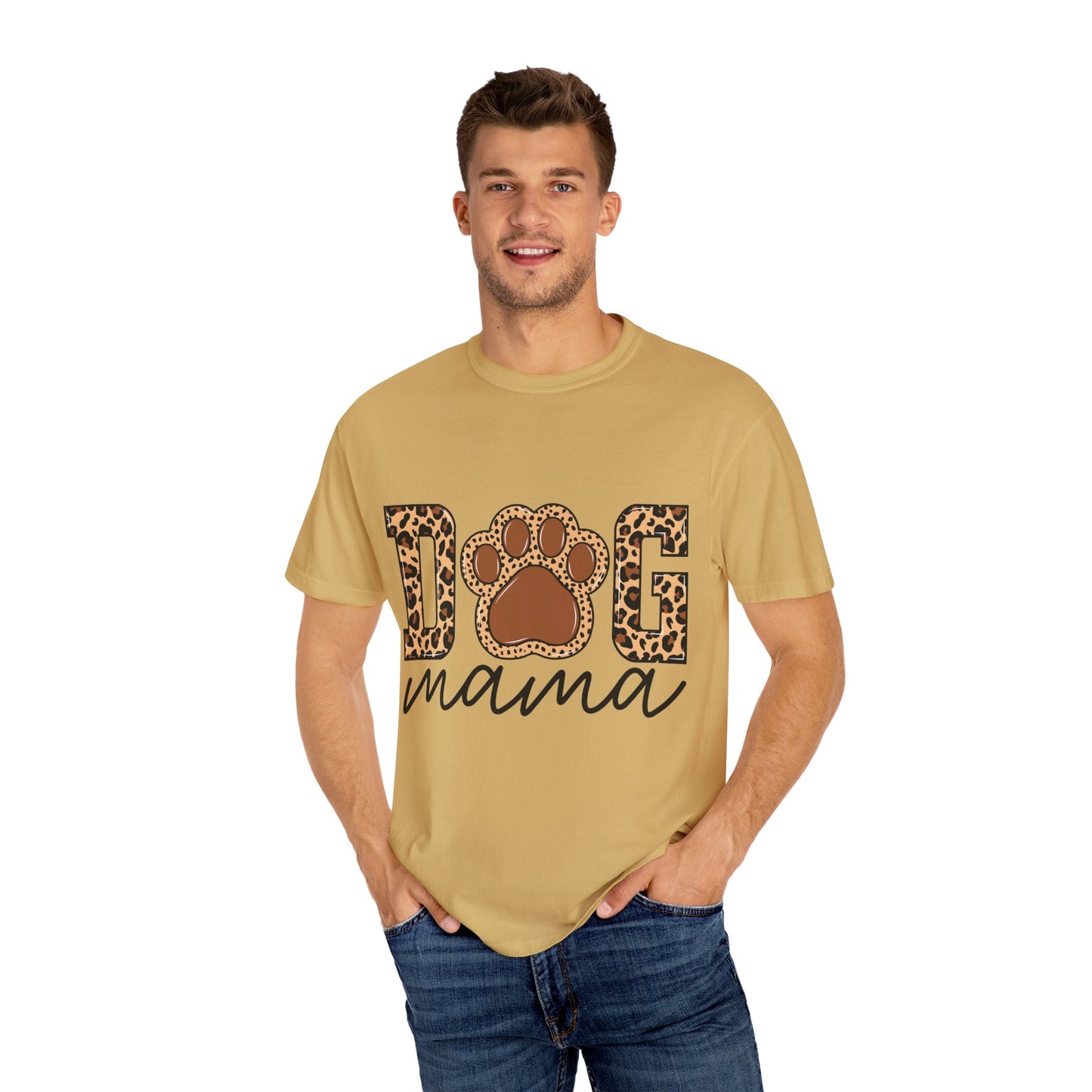 Dog Mama Unisex Garment-Dyed T-Shirt β Perfect Gift for Dog Lovers