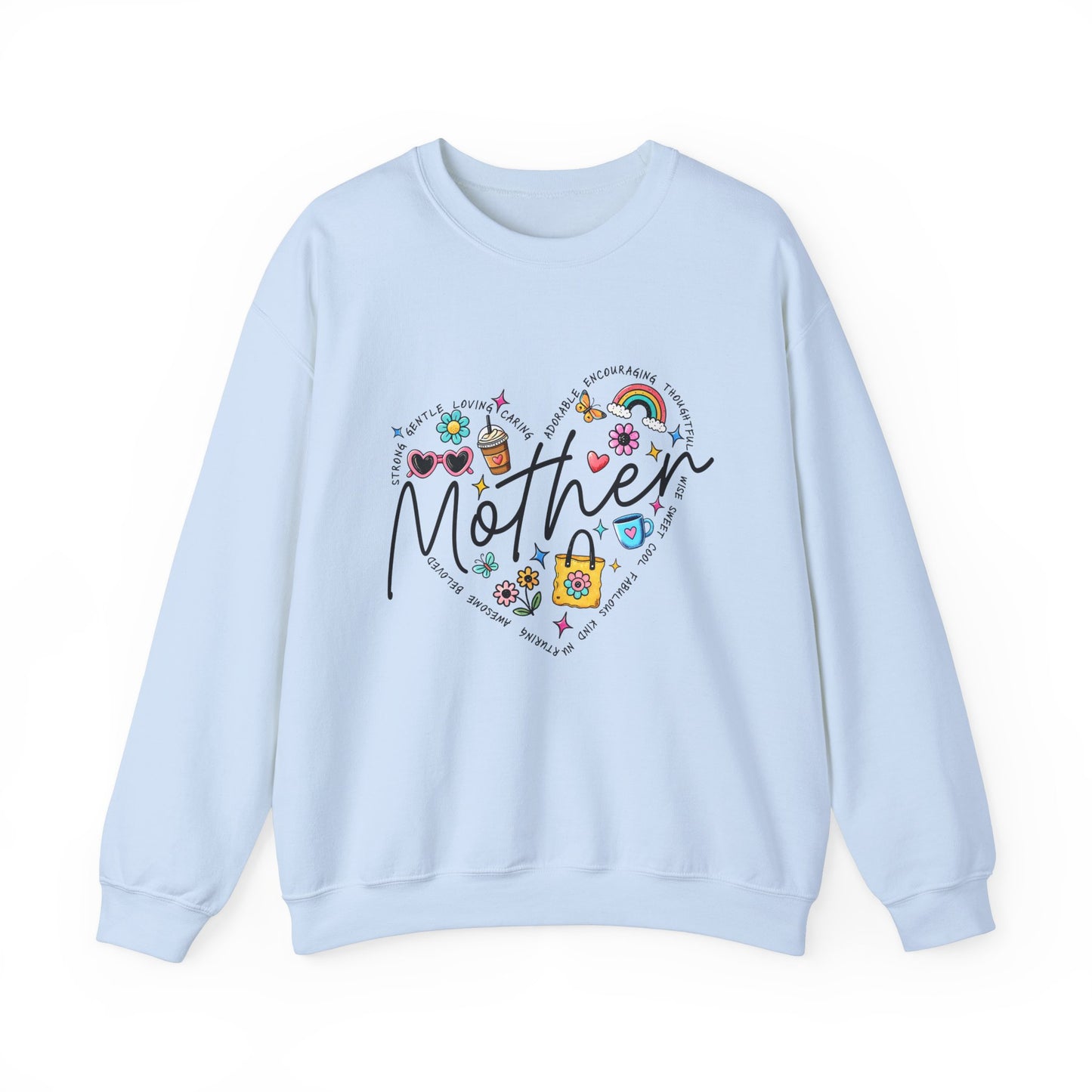 Mother Heart Sweatshirt - Unisex Heavy Blend⢠Crewneck for Mother's Day