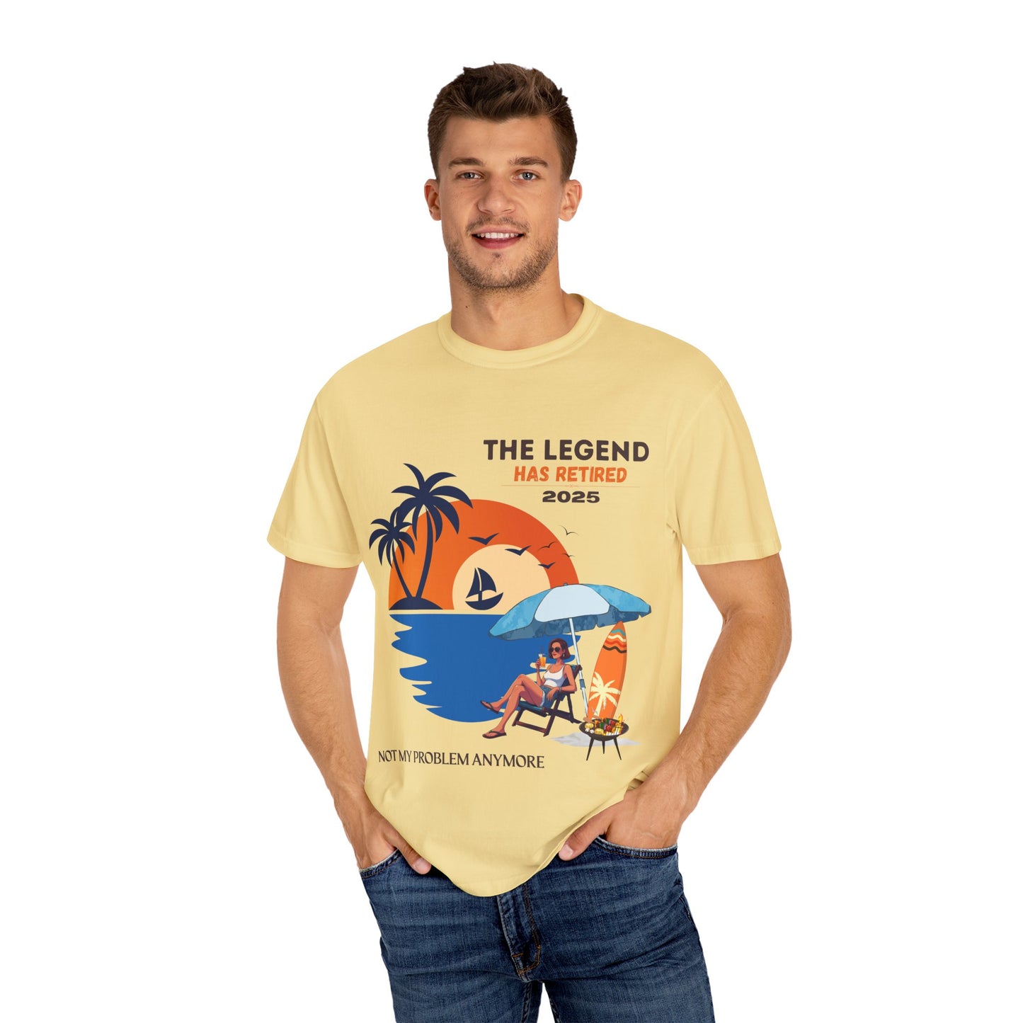 Retirement Legend Unisex T-Shirt - Fun Vacation Vibe, Perfect Gift for Retirees