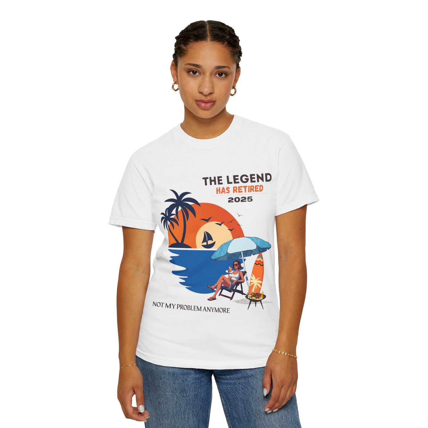 Retirement Legend Unisex T-Shirt - Fun Vacation Vibe, Perfect Gift for Retirees