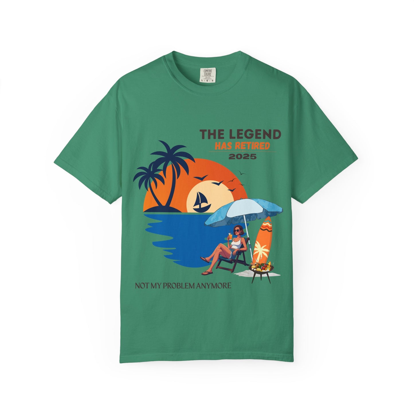 Retirement Legend Unisex T-Shirt - Fun Vacation Vibe, Perfect Gift for Retirees