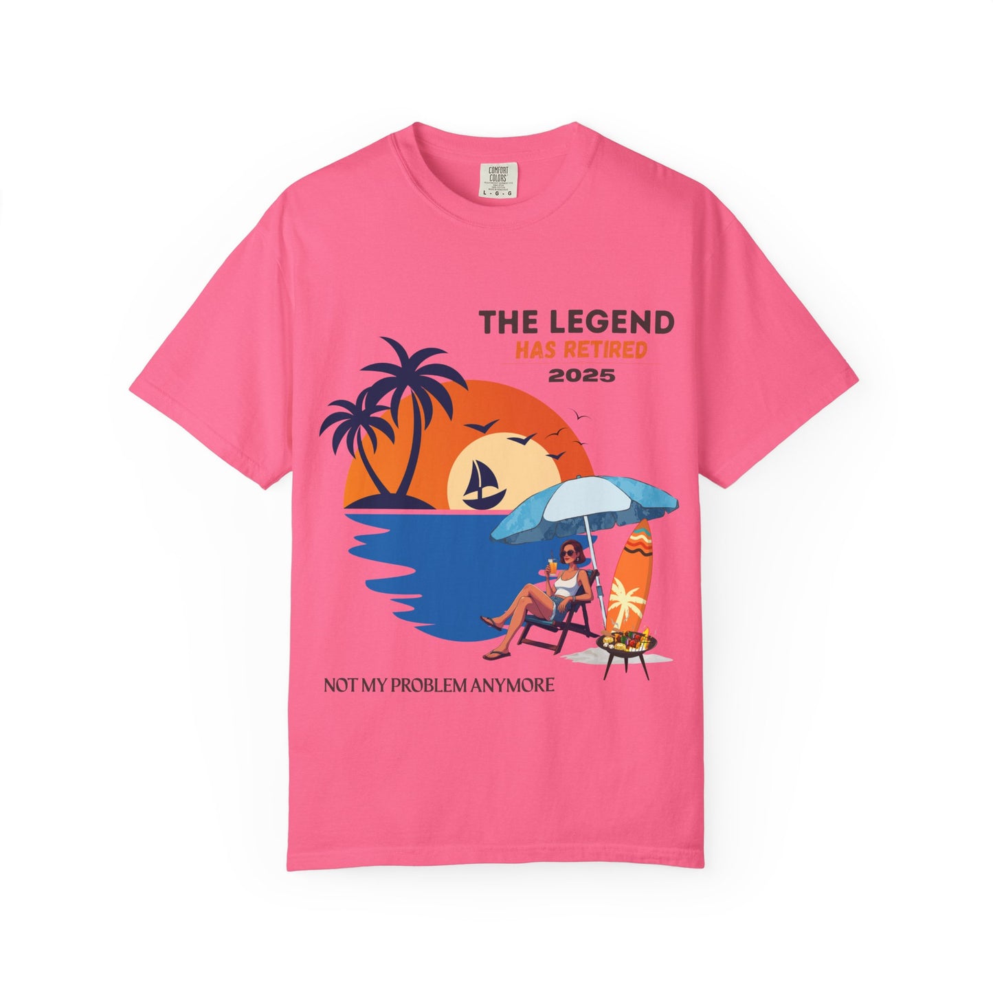 Retirement Legend Unisex T-Shirt - Fun Vacation Vibe, Perfect Gift for Retirees