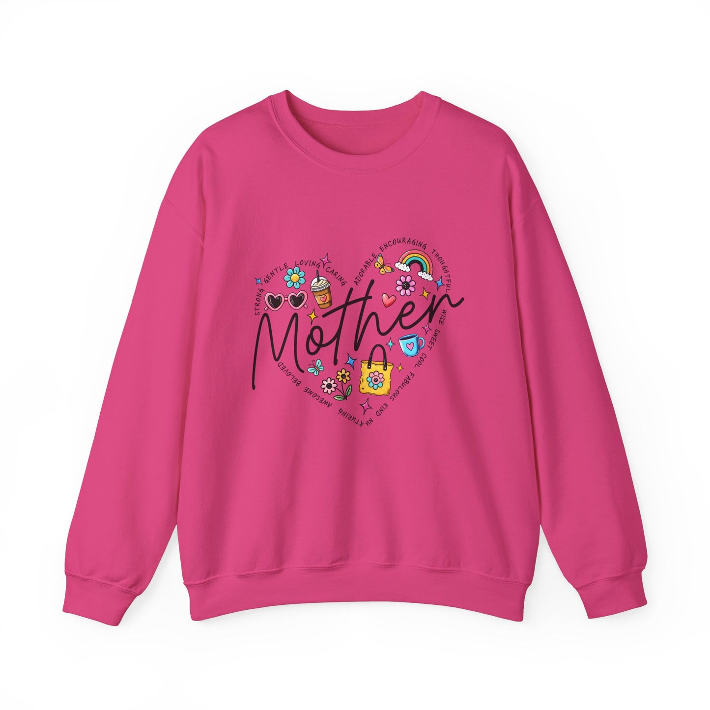 Mother Heart Sweatshirt - Unisex Heavy Blend⢠Crewneck for Mother's Day