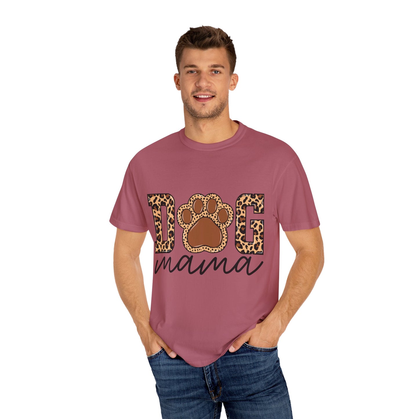 Dog Mama Unisex Garment-Dyed T-Shirt β Perfect Gift for Dog Lovers
