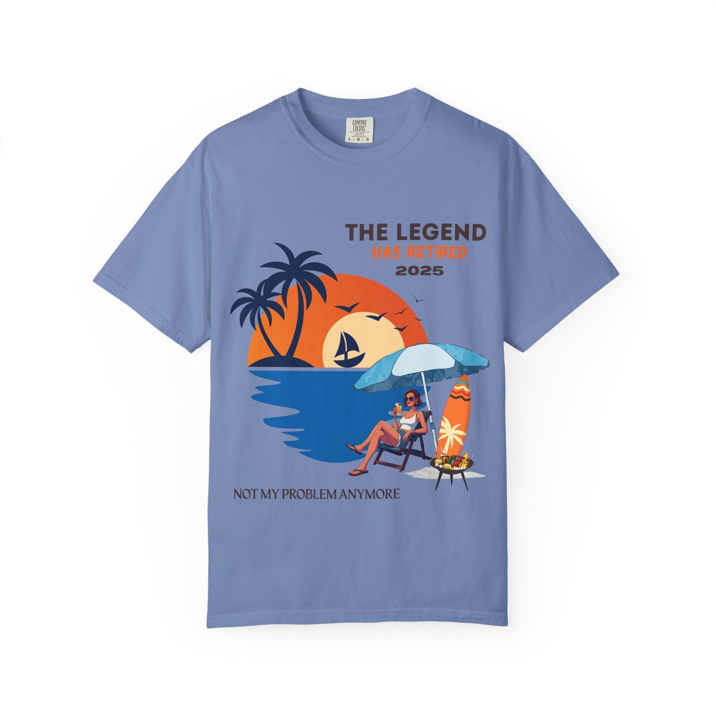 Retirement Legend Unisex T-Shirt - Fun Vacation Vibe, Perfect Gift for Retirees