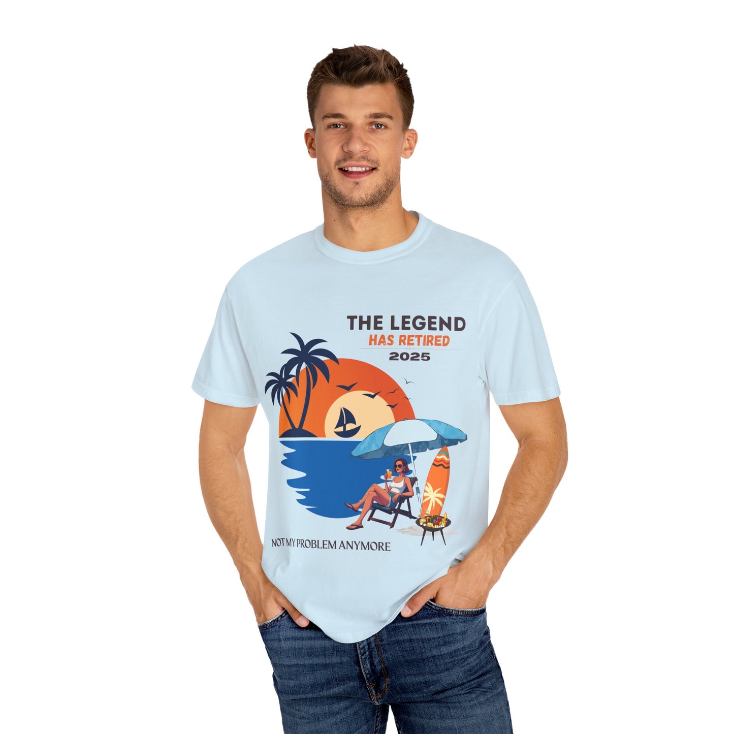 Retirement Legend Unisex T-Shirt - Fun Vacation Vibe, Perfect Gift for Retirees