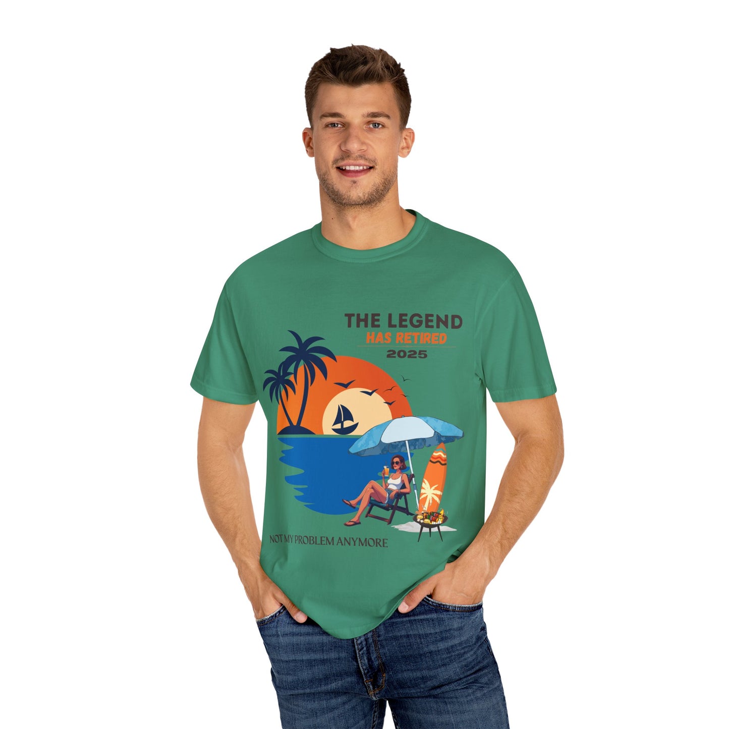 Retirement Legend Unisex T-Shirt - Fun Vacation Vibe, Perfect Gift for Retirees
