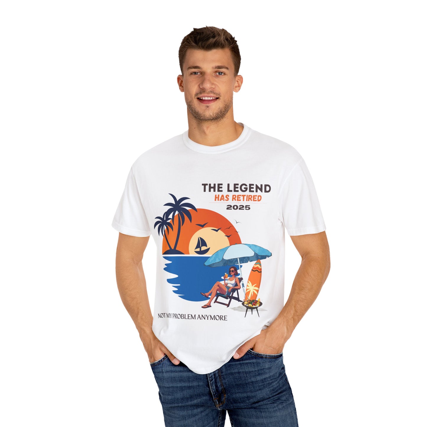 Retirement Legend Unisex T-Shirt - Fun Vacation Vibe, Perfect Gift for Retirees