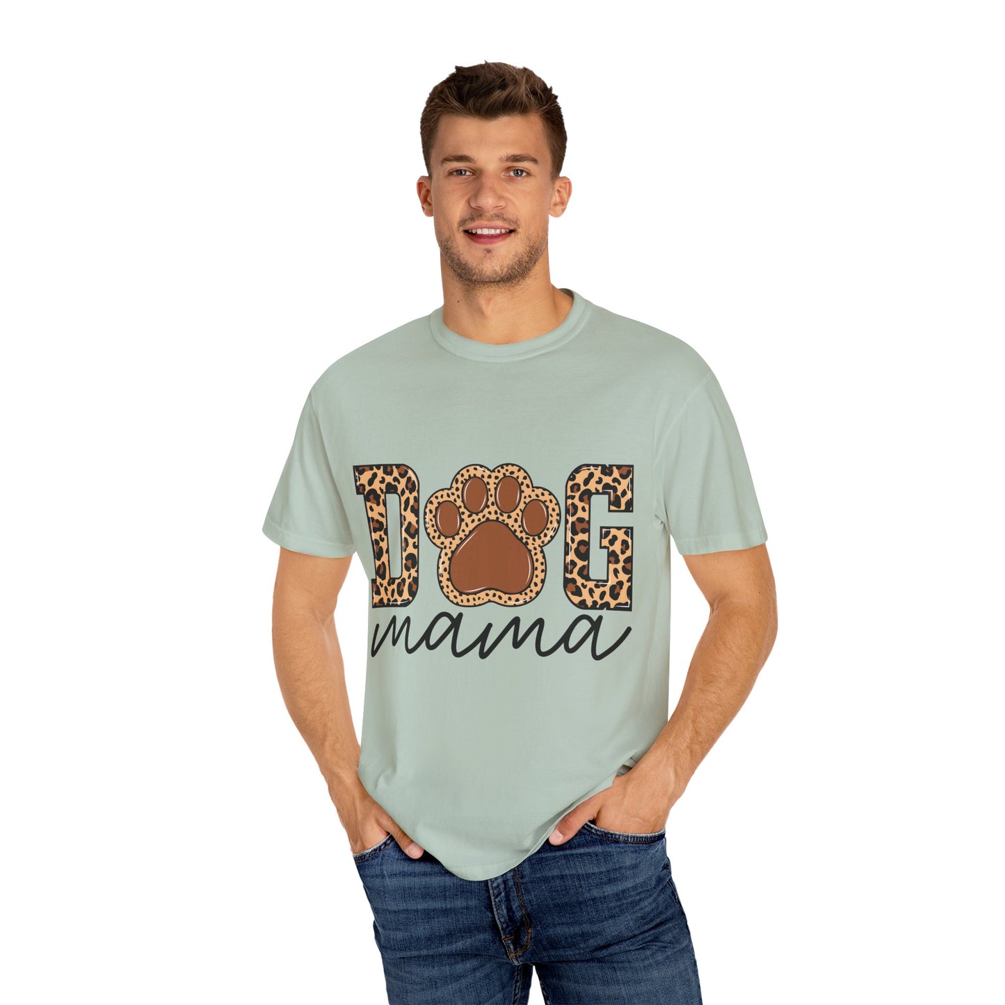 Dog Mama Unisex Garment-Dyed T-Shirt β Perfect Gift for Dog Lovers