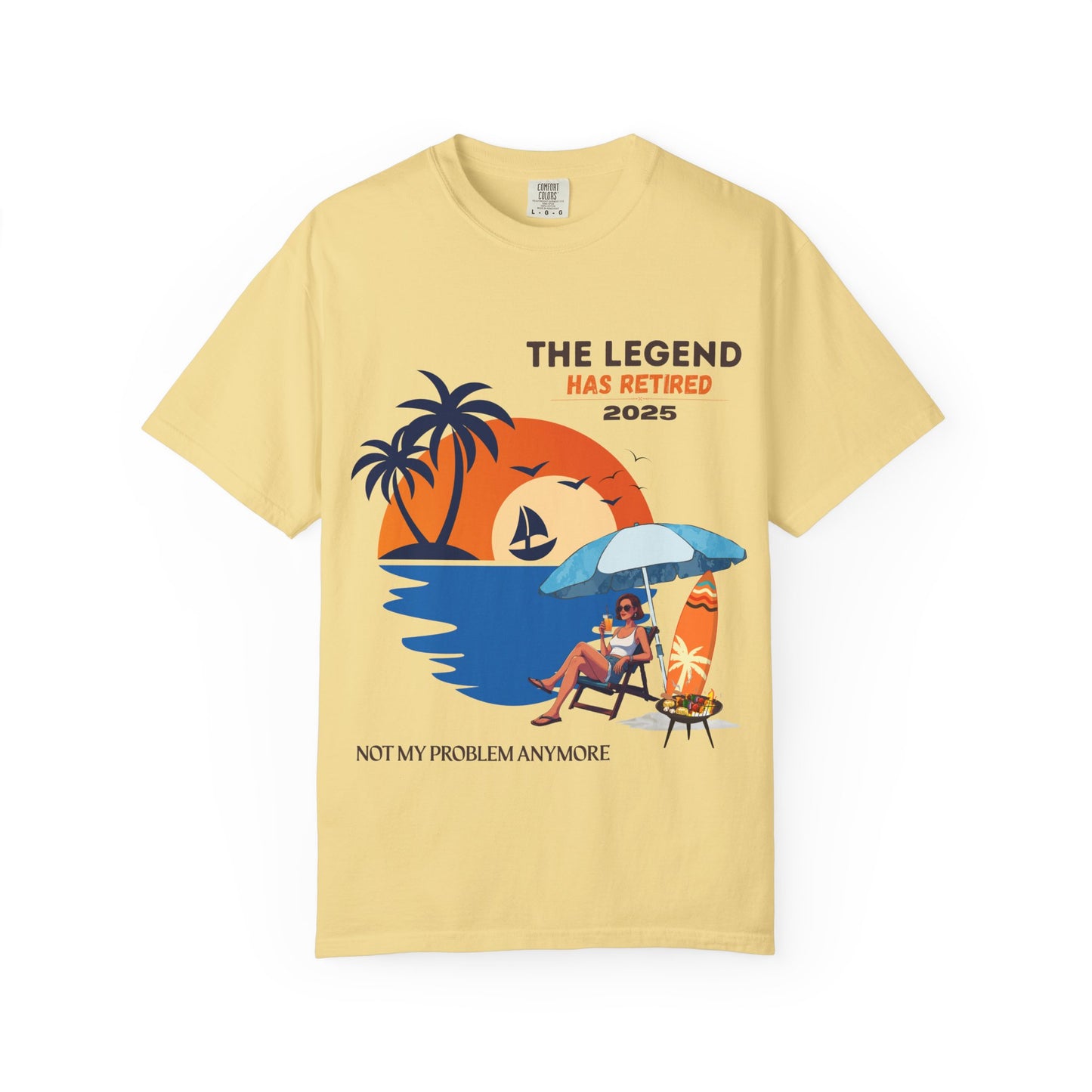 Retirement Legend Unisex T-Shirt - Fun Vacation Vibe, Perfect Gift for Retirees