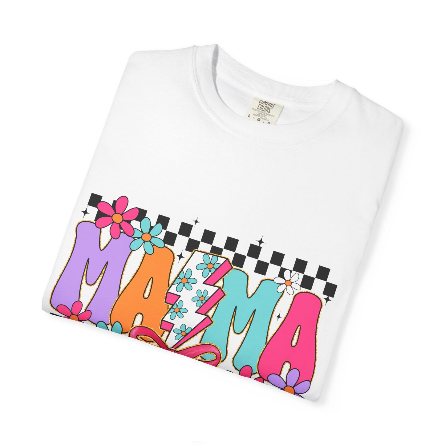 Colorful Mama T-Shirt | Vibrant Unisex Garment-Dyed Tee for Moms