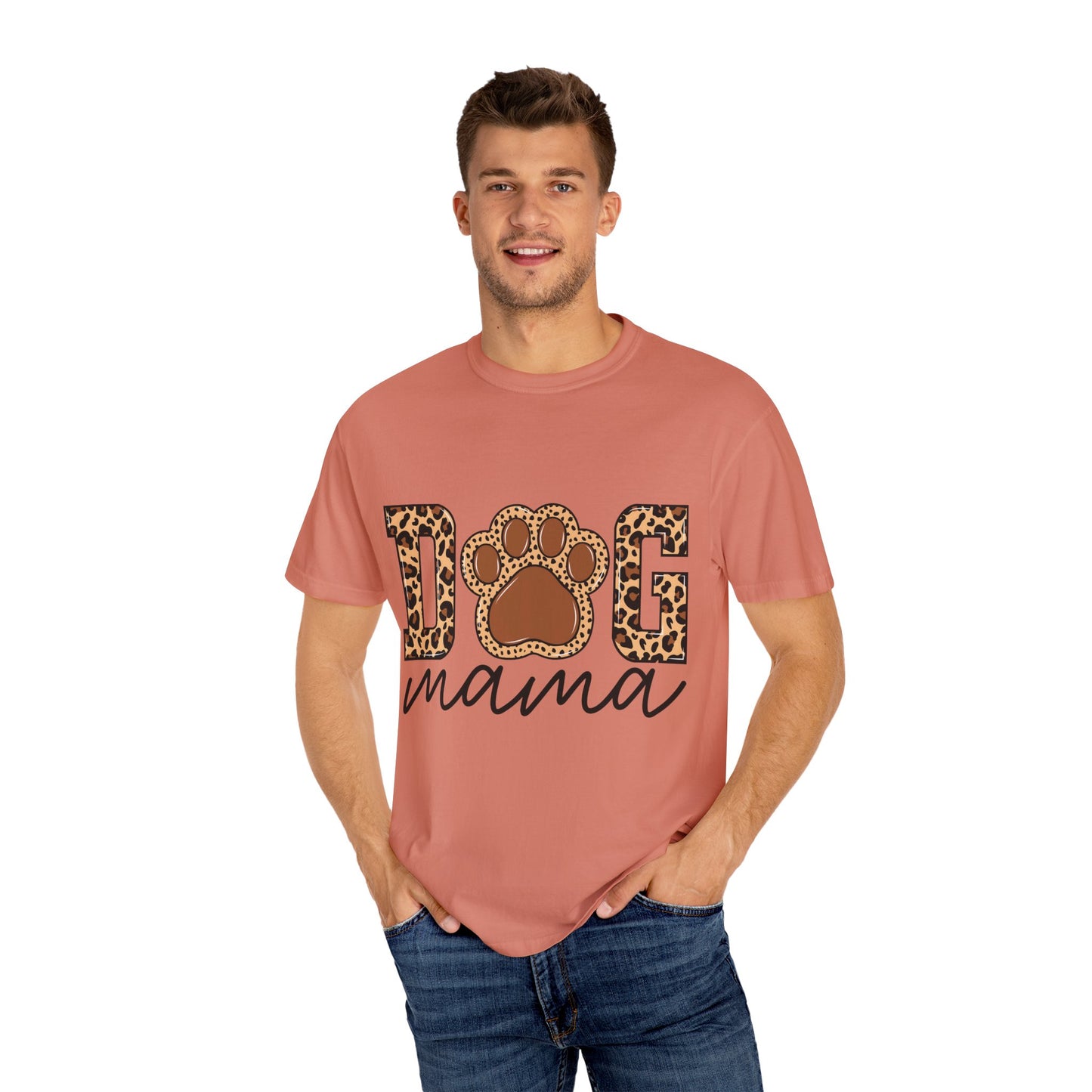 Dog Mama Unisex Garment-Dyed T-Shirt β Perfect Gift for Dog Lovers