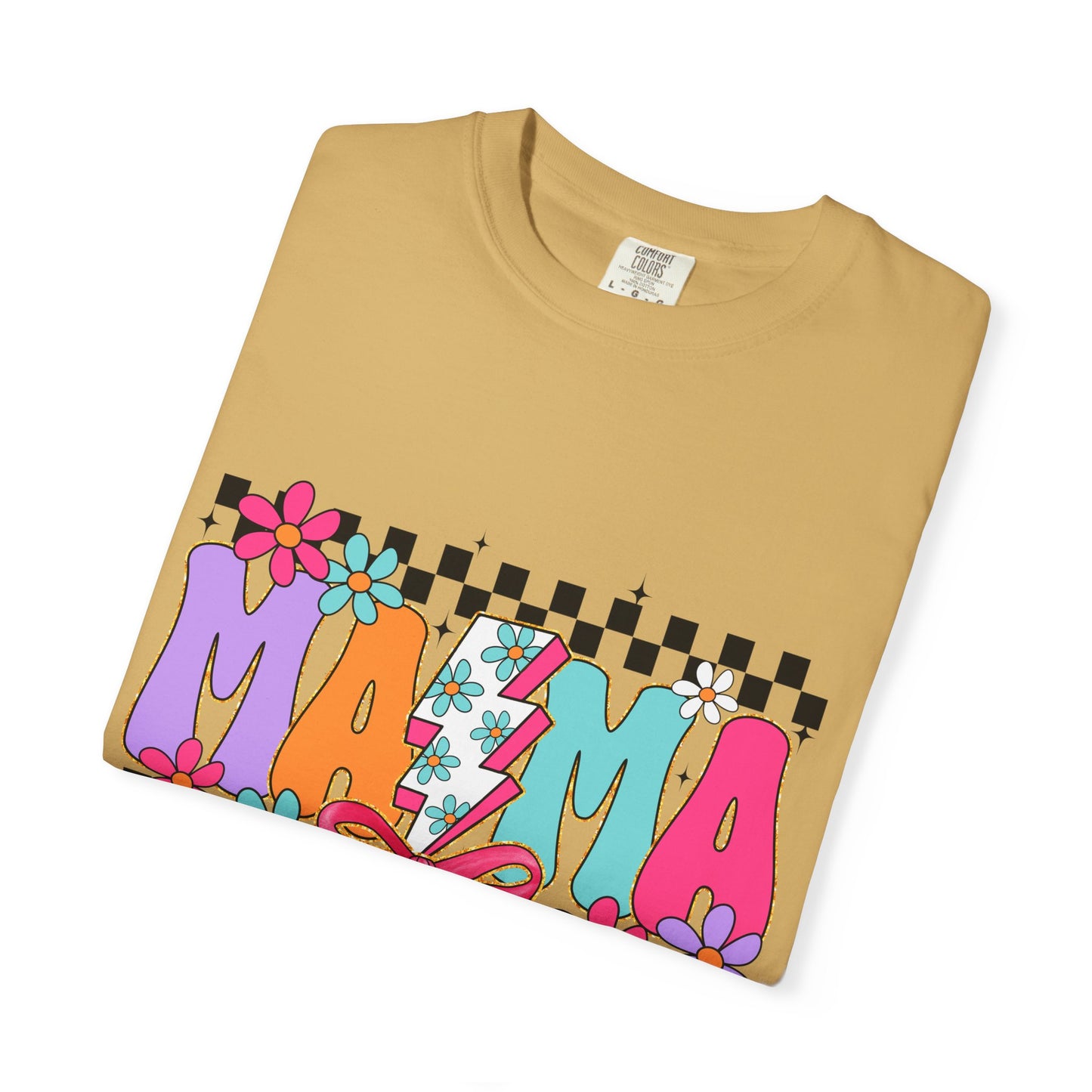 Colorful Mama T-Shirt | Vibrant Unisex Garment-Dyed Tee for Moms