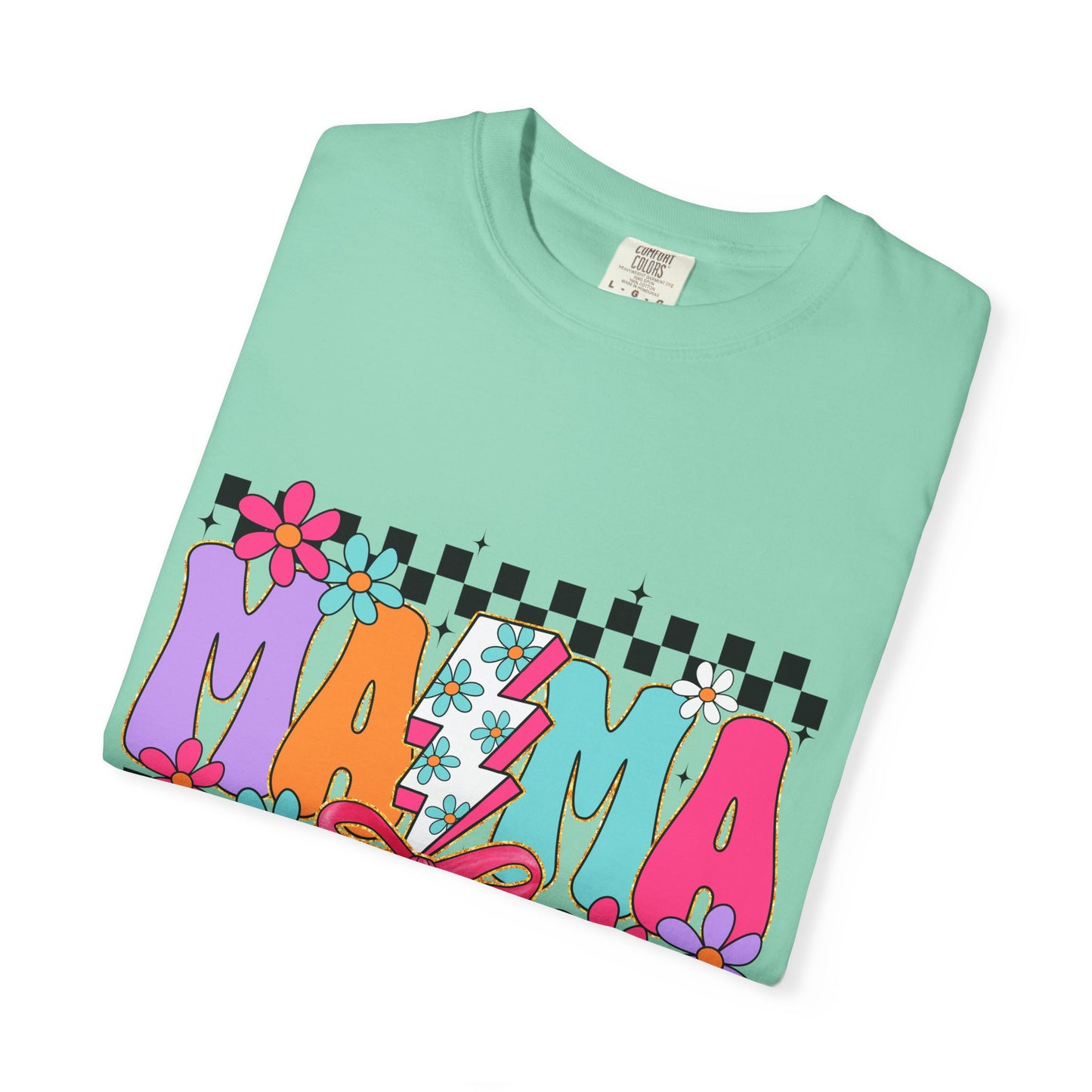 Colorful Mama T-Shirt | Vibrant Unisex Garment-Dyed Tee for Moms