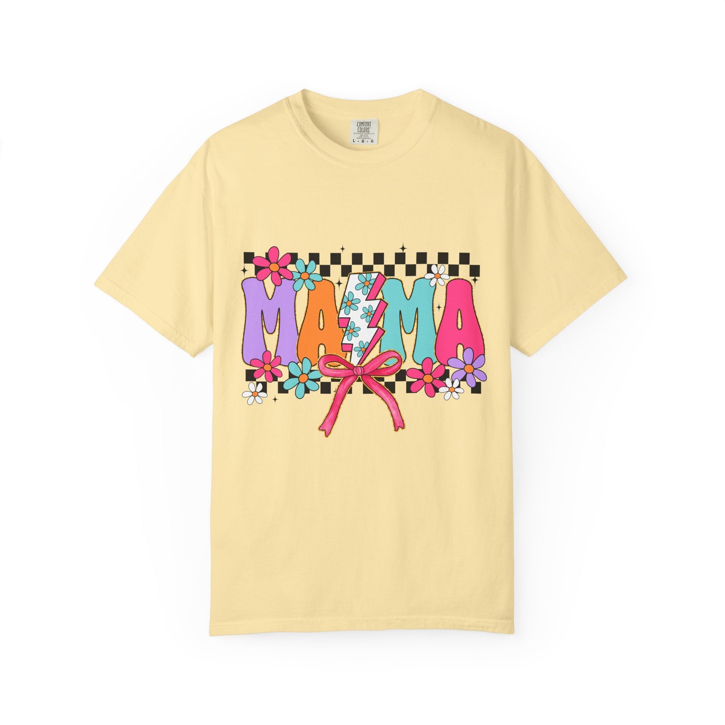 Colorful Mama T-Shirt | Vibrant Unisex Garment-Dyed Tee for Moms