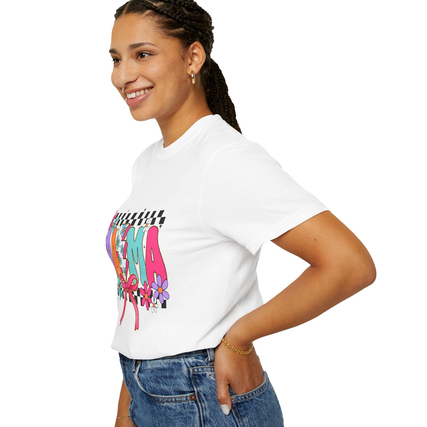 Colorful Mama T-Shirt | Vibrant Unisex Garment-Dyed Tee for Moms